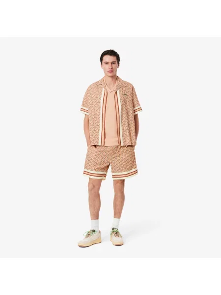 Lacoste шорти чоловічі Monogram коричневі
