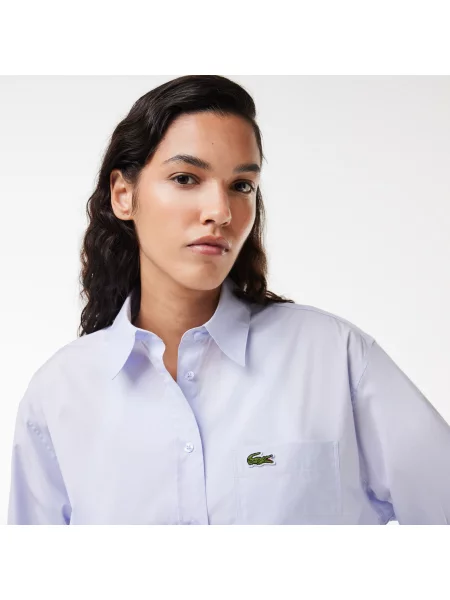 Рубашка Lacoste голубая