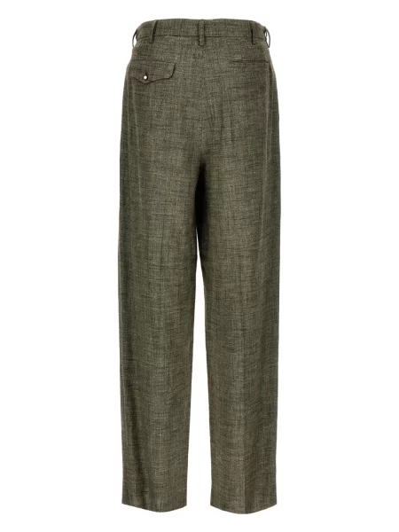 Pantaloni Magliano plisate gri