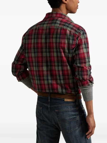 Ριγέ polo Polo Ralph Lauren με κουκούλα με αυτόγραφο λευκό