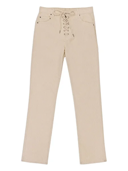 Pantaloni Callipygian de catifea cord