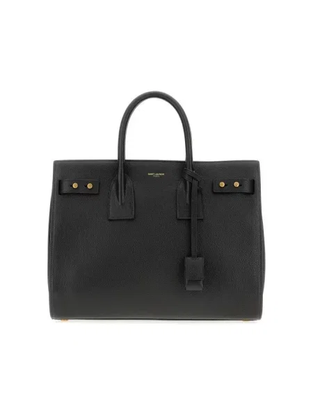 Torebka skórzana Saint Laurent skórzana czarna