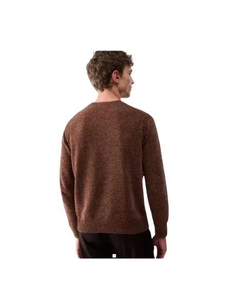 Dzianinowy sweter Liu Jo brązowy