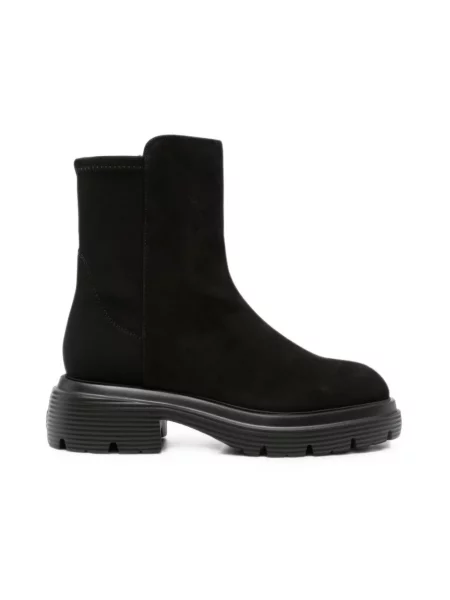 Botki Stuart Weitzman zamszowe czarne