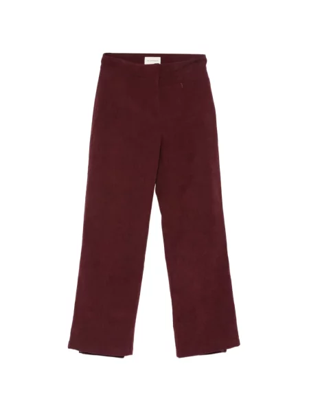 Pantaloni palazzo We Norwegians roșu