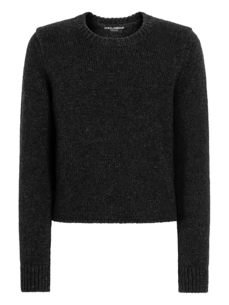 Pulover Dolce & Gabbana cu decolteu rotund negru