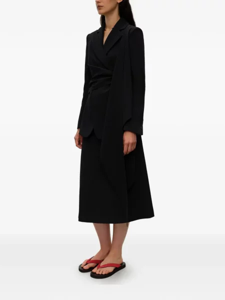 Sacou Ely Ely drapate negru