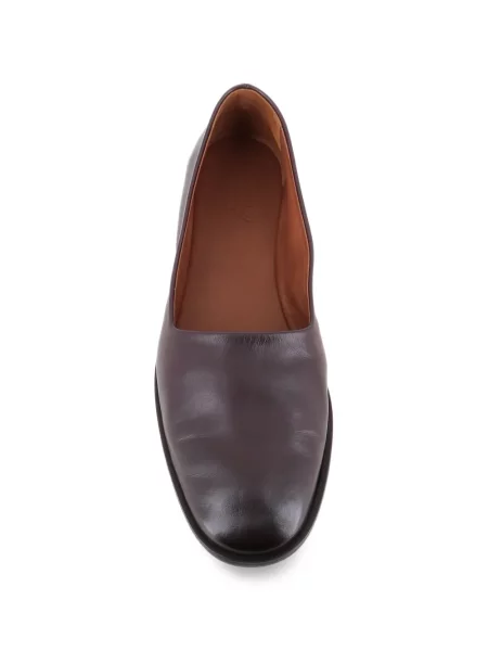 Pantofi loafer Marsell din piele maro