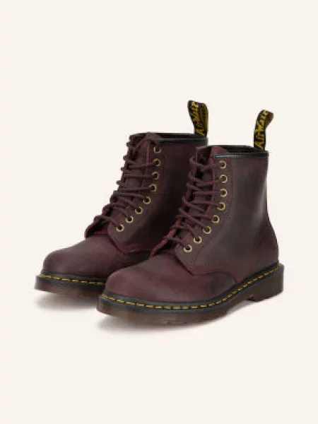 Dr. Martens Botki Sznurowane rot żółte
