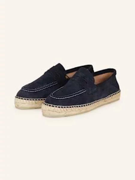 Manebí Espadryle blau granatowe