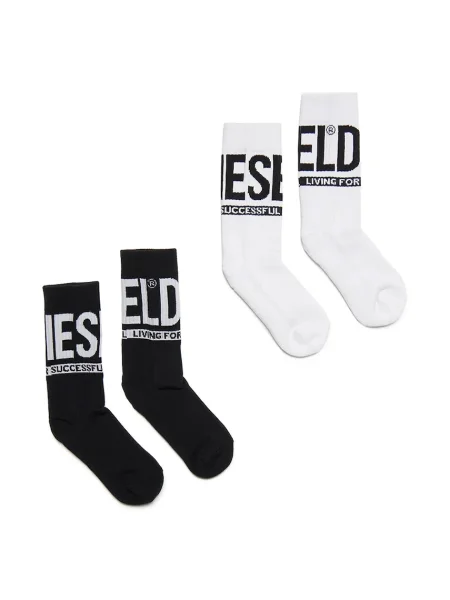 Diesel Dječje čarape SKM-ZRAYBIPACK SOCKS crna