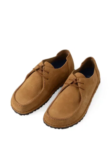 Nėriniuotas derby batai Birkenstock ruda