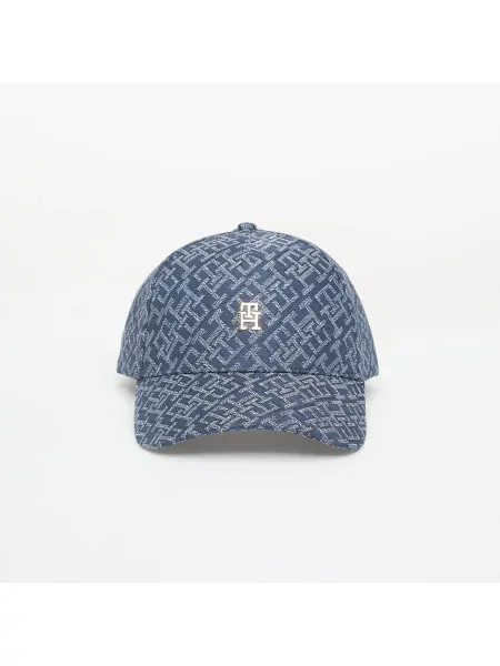 Czapka Tommy Hilfiger Th Monogram Jacq Cap Navy Universal