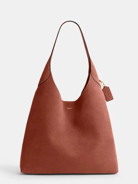 Coach Suade Brooklyn Shoulder Bag 39 сумка-шопер замшева