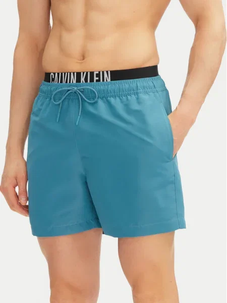Calvin Klein Swimwear Pantaloni scurți pentru înot albastru