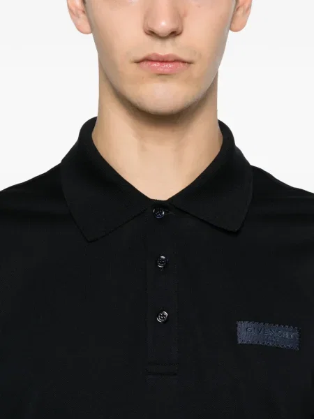 Поло тениска Givenchy черно
