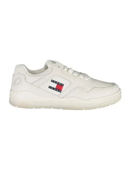 Trampki Tommy Jeans skórzane białe