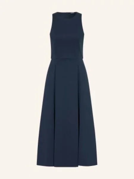 S Max Mara Jerseyové Šaty Cannone tmavě modrá