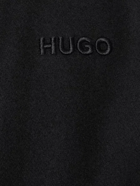 Шерстяная куртка Hugo черная