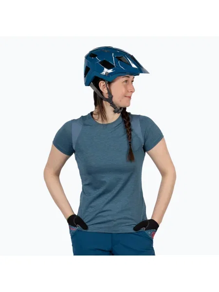 Tricou de ciclism pentru femei Endura Singletrack II blue steel albastru