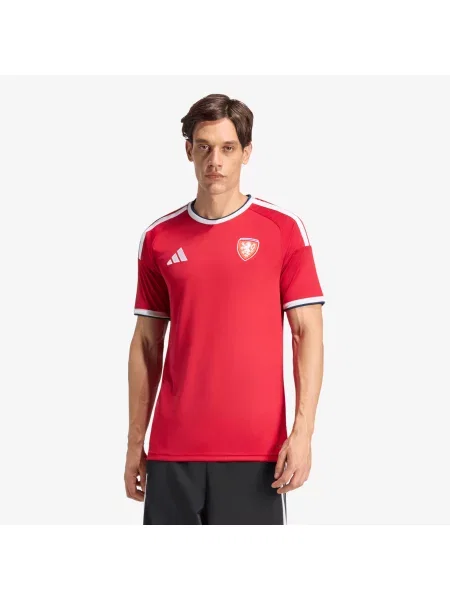 Koszulka adidas Czechia FAČR Home Jersey Team Power Red 2/ Team Navy Blue 2/ White XXL biała