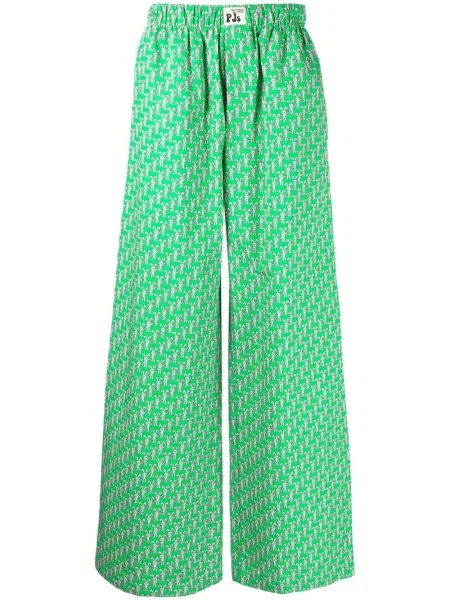 Pantaloni Natasha Zinko verde