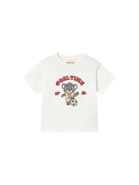Mayoral T-Shirt λευκό