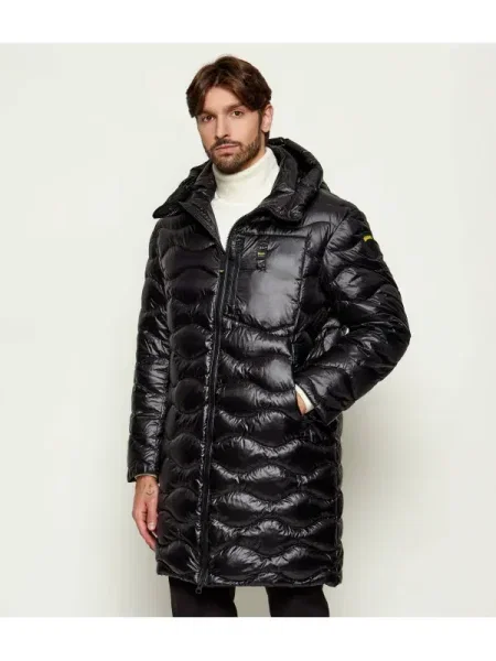 Blauer Palton de iarnă Impermeabile negru