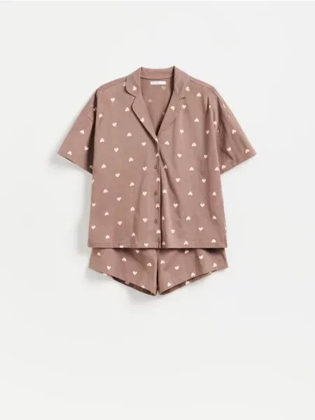 Reserved Pijama din două piese din bej