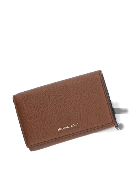 Portofel Michael Michael Kors cu broderie plisat negru