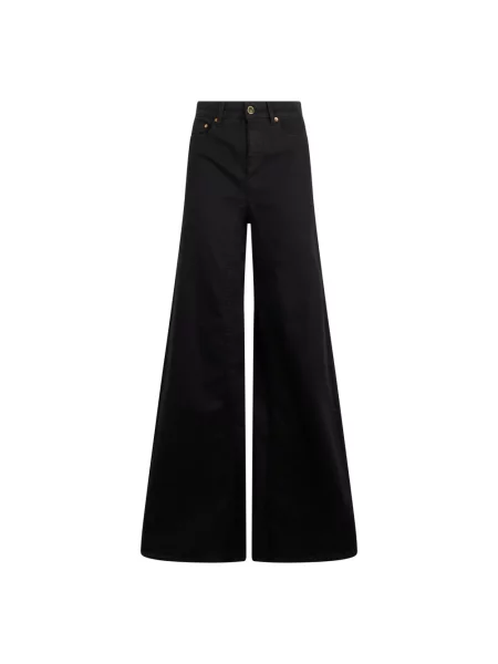 Spodnie palazzo Alberta Ferretti czarne