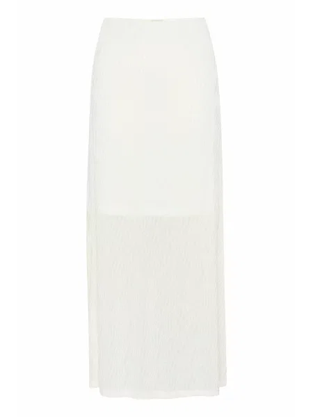 Kaffe Fustă Gerit' alb