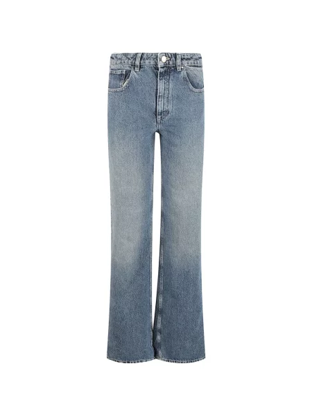 Pantaloni Moncler cu 5 buzunare albastru