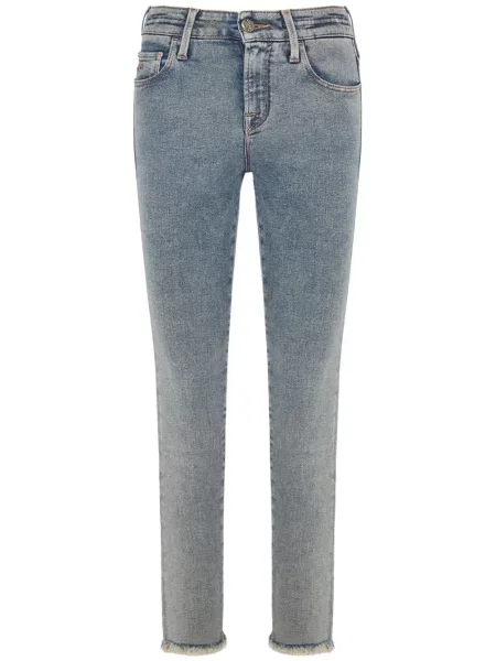 Skinny jeansy skinny Jacob Cohen niebieskie