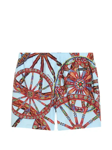 Kąpielówki dziecięce Dolce And Gabbana niebieskie