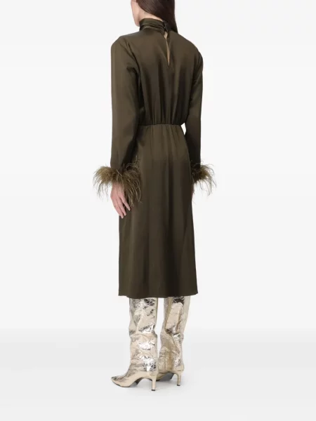 Rochie midi Blumarine până la genunchi de costum verde