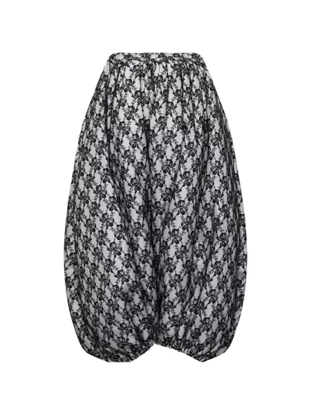 Pantaloni Comme Des Garçons din dantelă negru