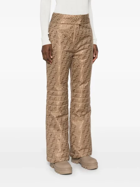 Pantaloni de schi Fendi maro