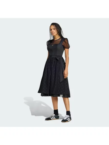Šaty adidas ORIGINALS DIRNDL černé
