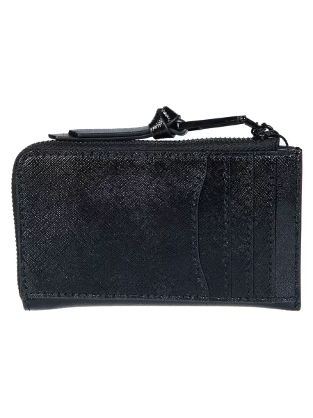 Portfel Marc Jacobs skórzany czarny