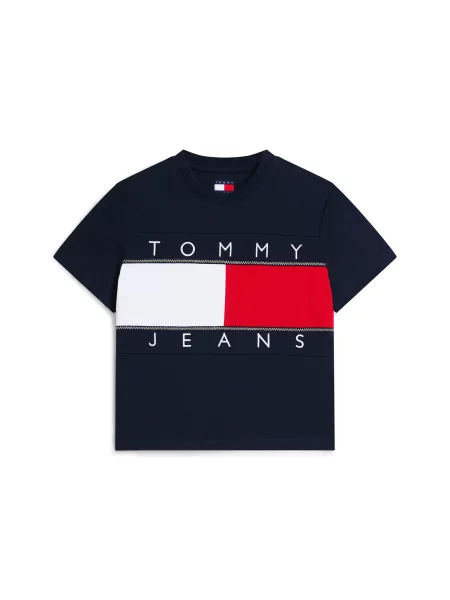 Tricou Tommy Jeans albastru