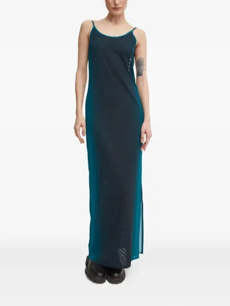 Rochie maxi Won Hundred fără mâneci de costum albastru