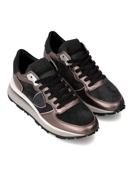 Buty do biegania Philippe Model zamszowe do biegania czarne