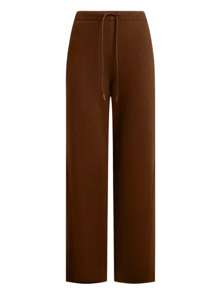 Șnur de strângere pantaloni 12 Storeez din cașmir maro