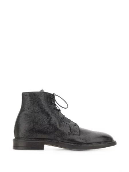 Cizme scurte Alexander Hotto din piele negru