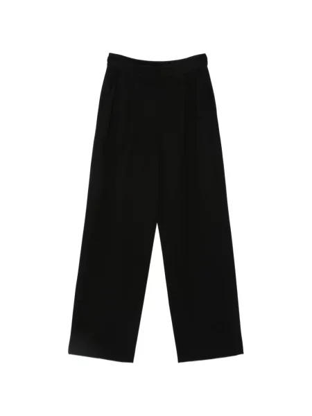 Pantaloni palazzo Emporio Armani negru