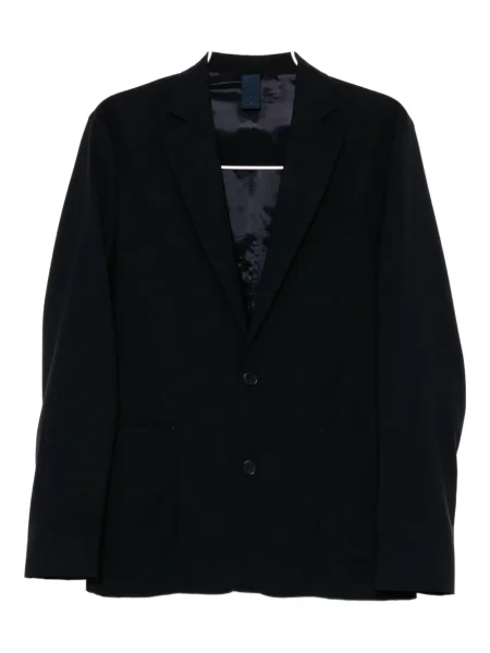 Vlněné sako Lestrange s tropickým vzorem modré