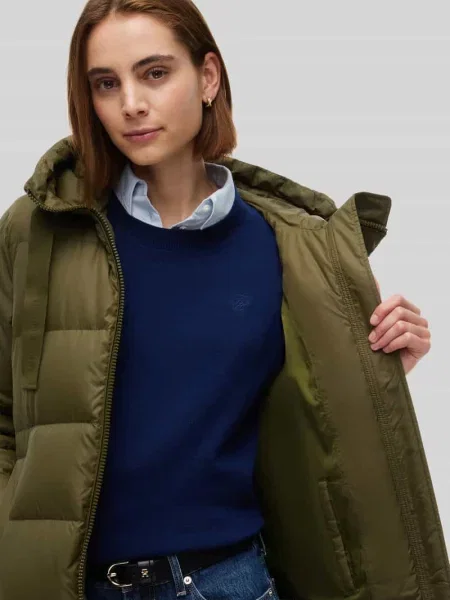 Płaszcz pikowany z kapturem Tommy Hilfiger
