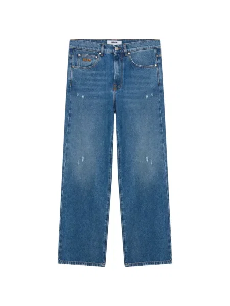 Džíny Msgm s oděrkami modré