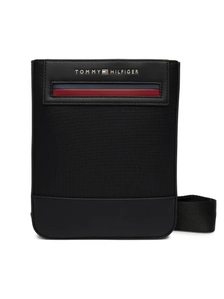 Tommy Hilfiger Oldaltáska FOUNDATION MINI fekete